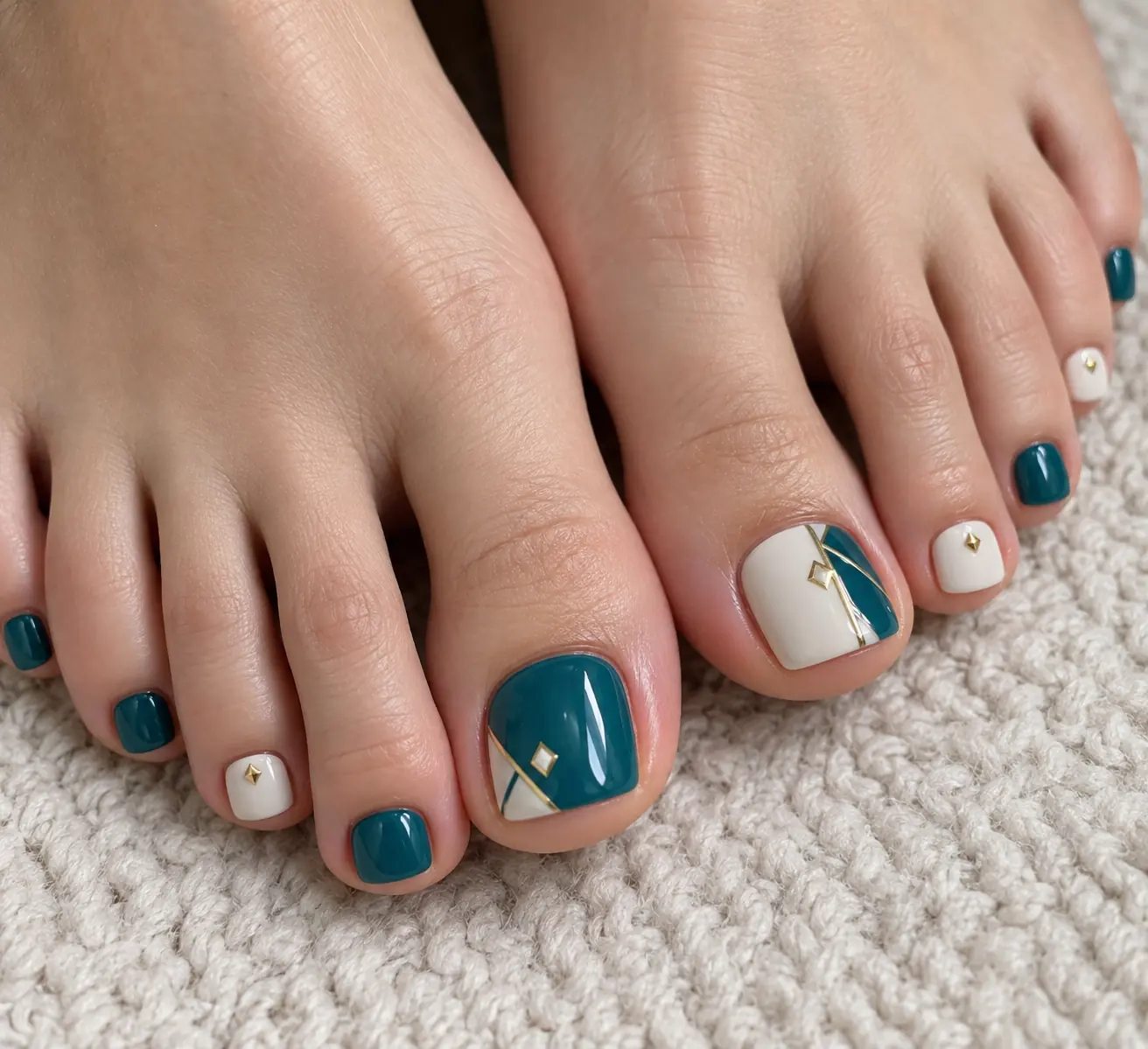 Nail art des pieds